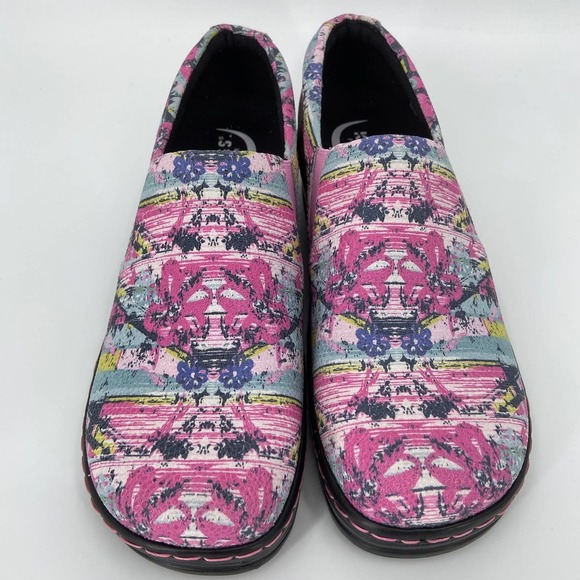 KLOGS Naples Comfort Clog Work Mule Leather Miami Vice Pink Women's Size 11 - Picture 6 of 12